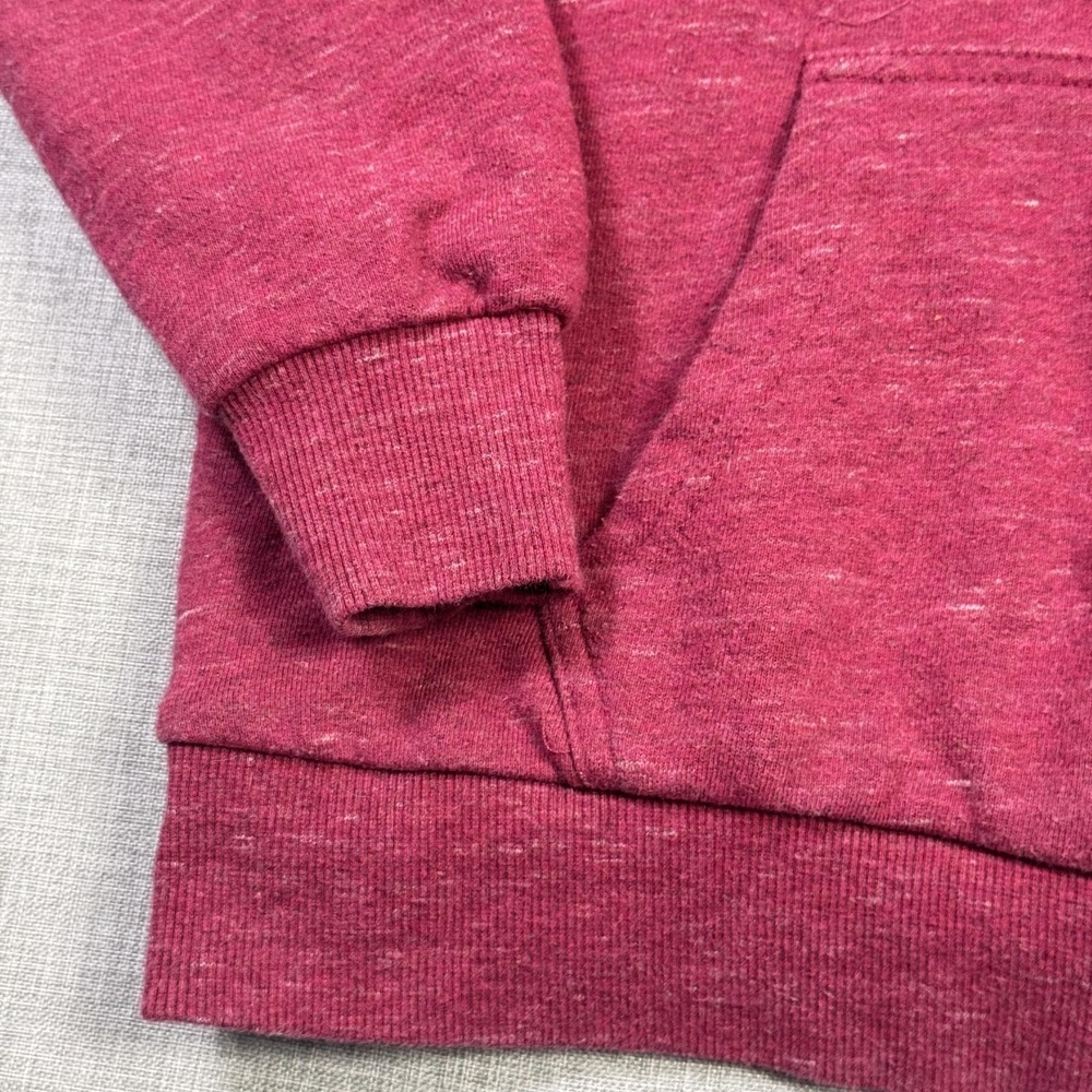 Ariat REAL Hoodie Women Small Red Full Zip Lined Sherpa Faux Fur Kangaroo Pocket - Picture 7 of 10
